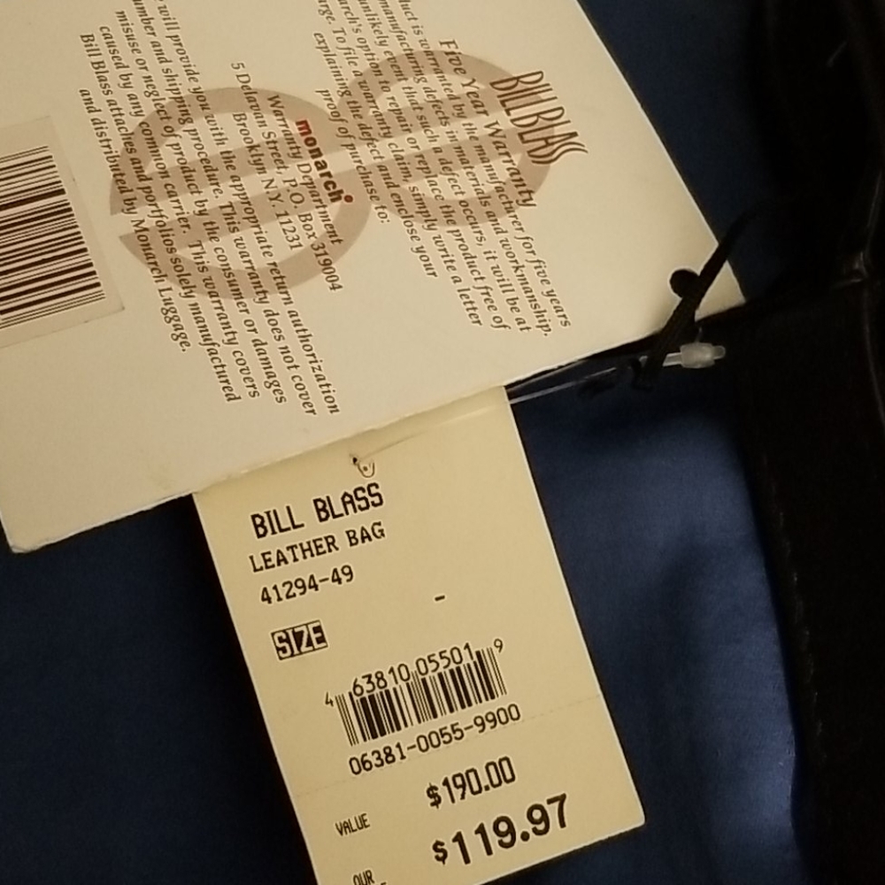 Bill Blass Leather Bag - Picture 11 of 14